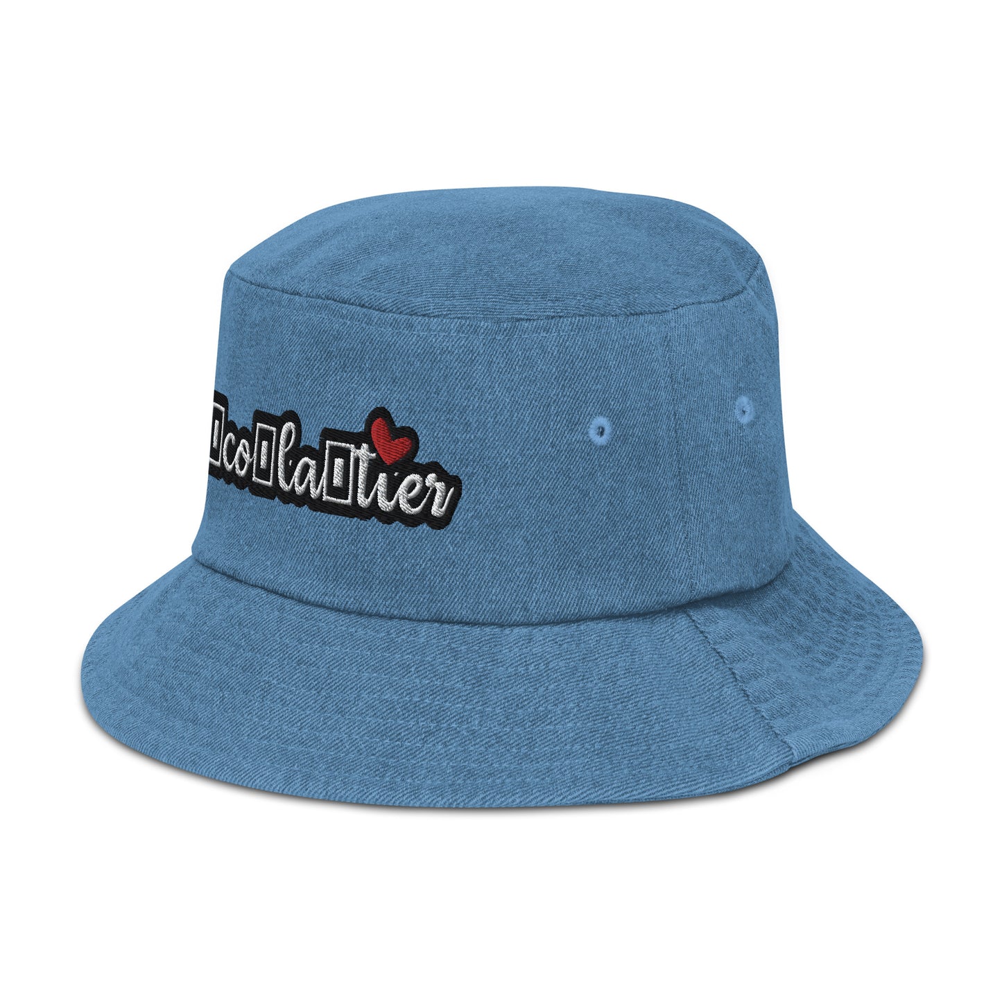 Denim bucket hat