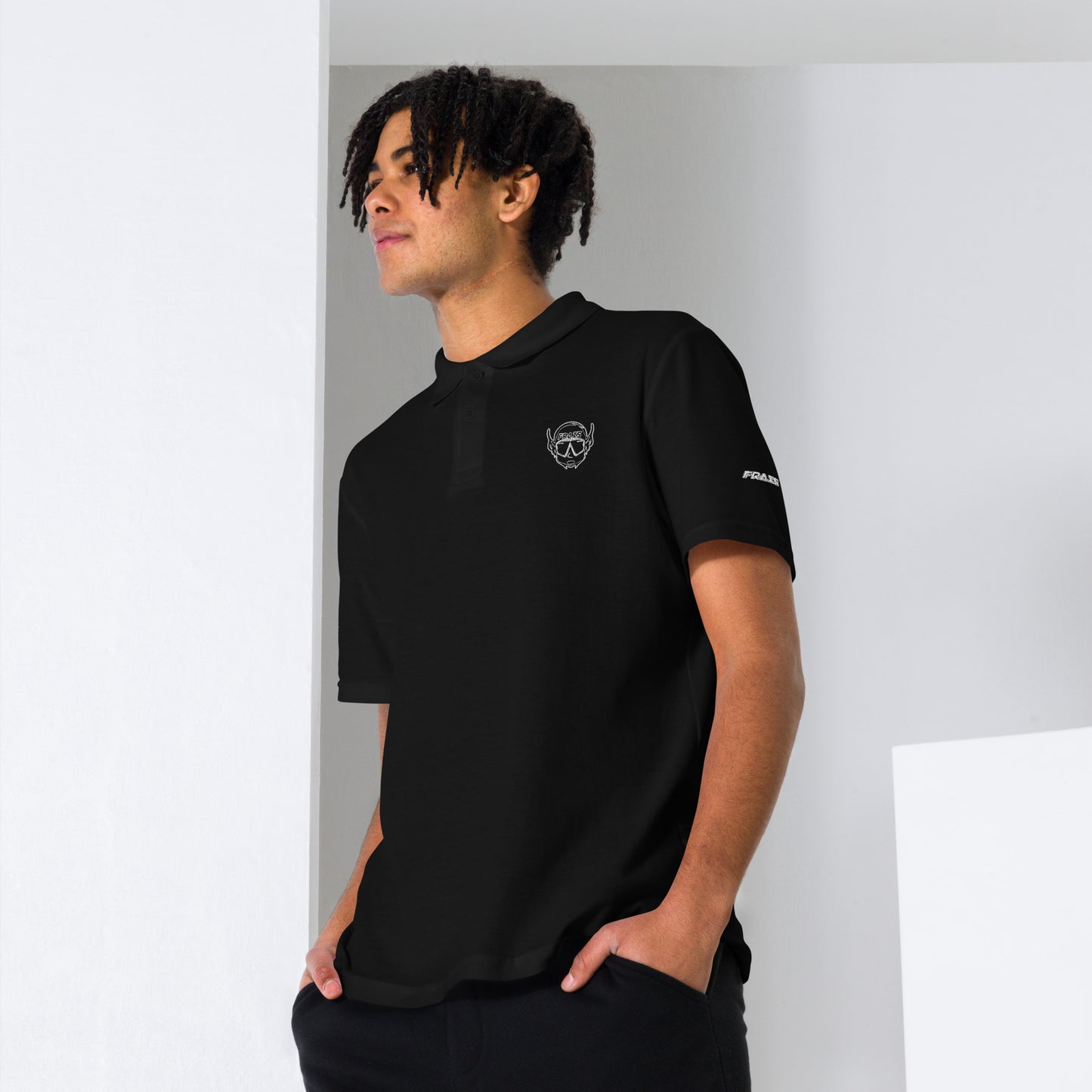 FRAIS DE LUXE pique polo shirt