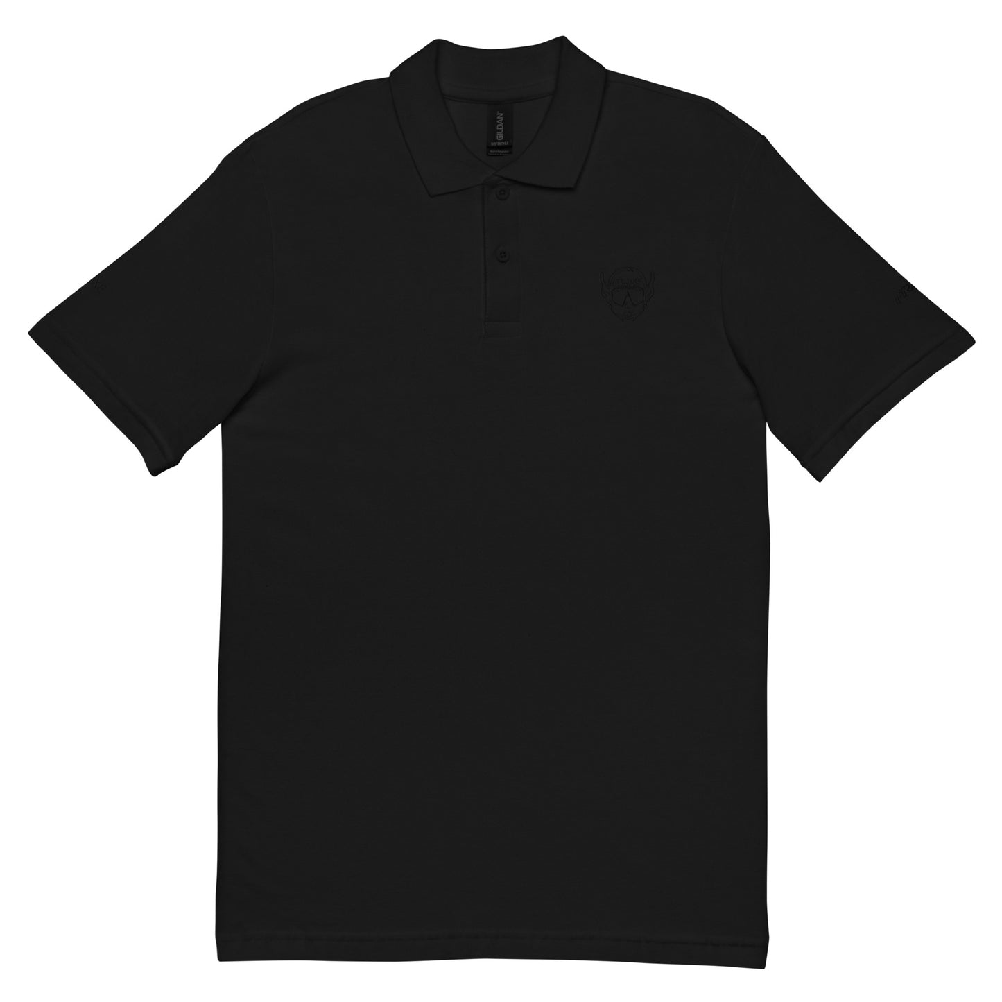 FRAIS De Luxe Blacked-Out pique polo shirt