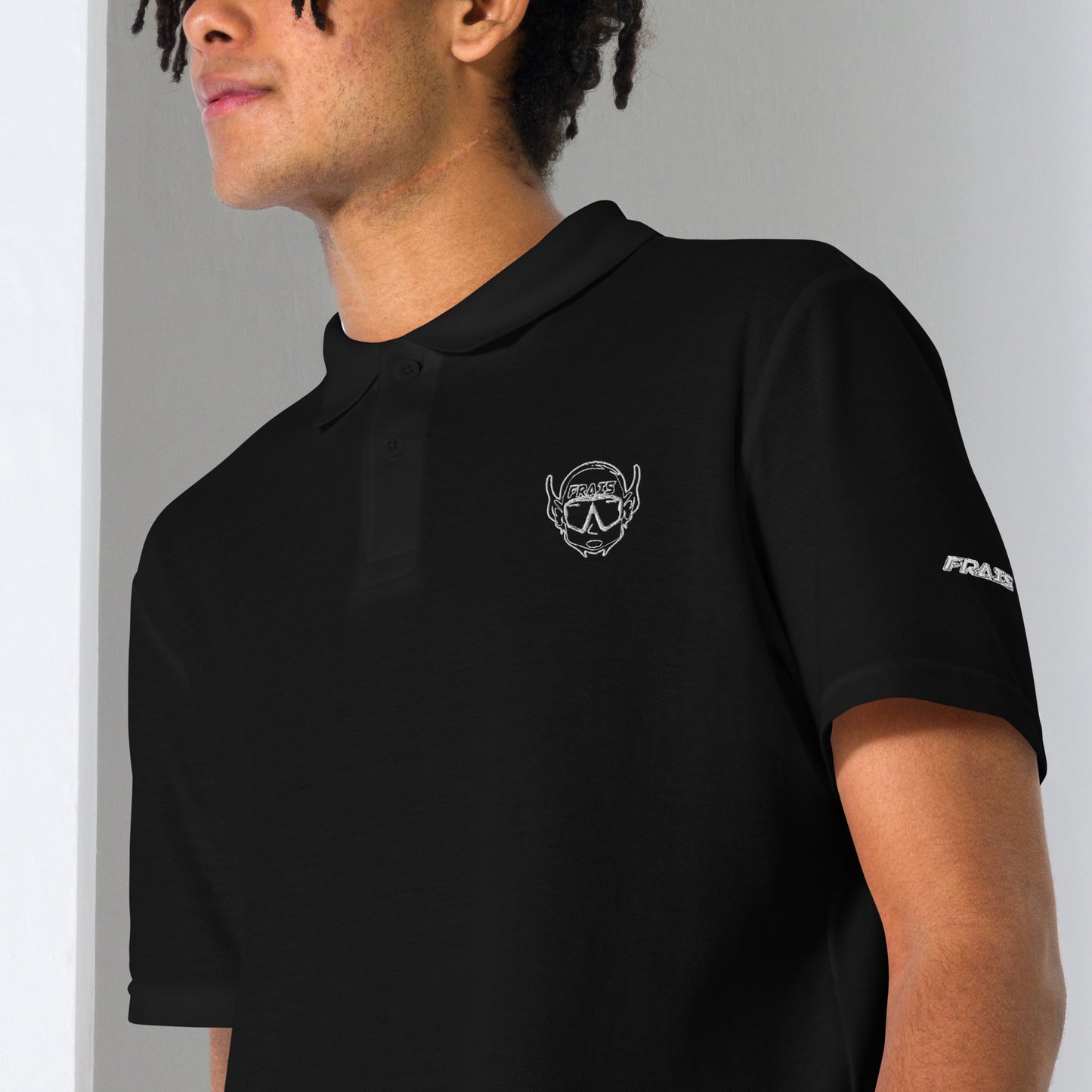 FRAIS DE LUXE pique polo shirt