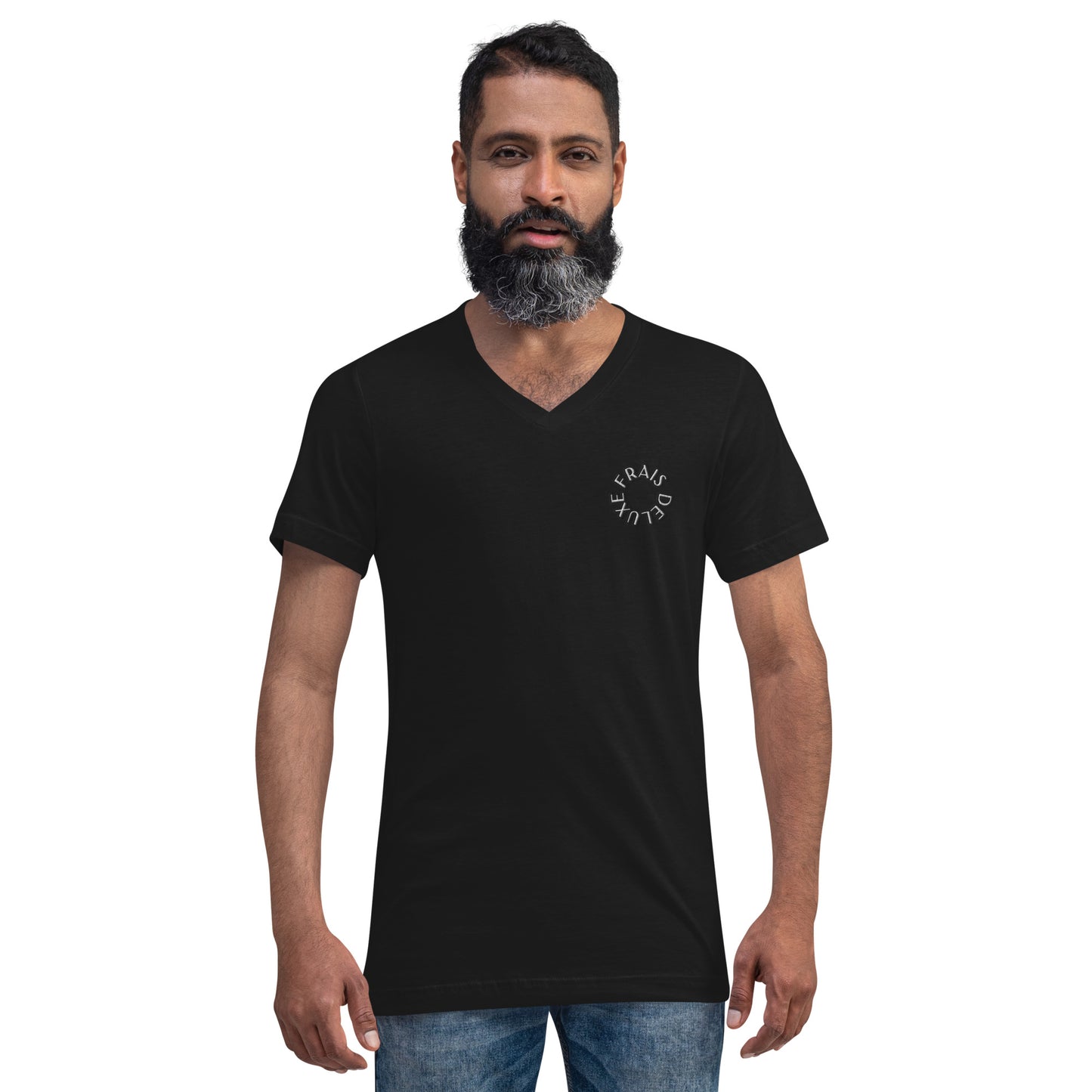 FRAIS DE LUXE Short Sleeve V-Neck T-Shirt