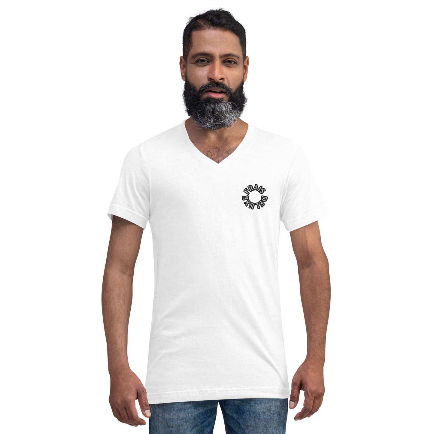 FRAIS DE LUXE Short Sleeve V-Neck T-Shirt