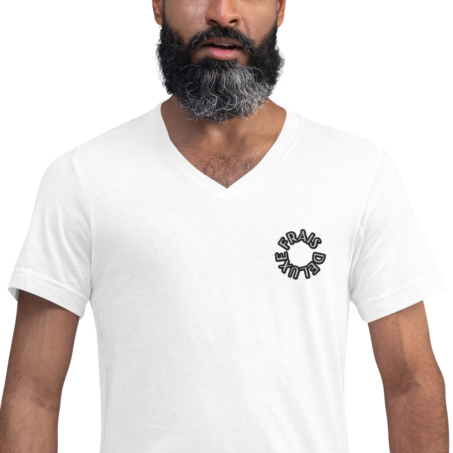 FRAIS DE LUXE Short Sleeve V-Neck T-Shirt